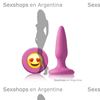 Joya anal aterciopelada con sonrisa